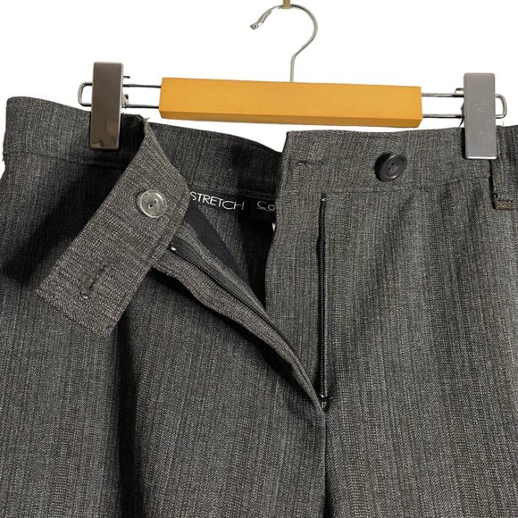 Conrad C. Collection Women's Gray Stretch Formal Straight Leg Pants - Picture 6 of 9